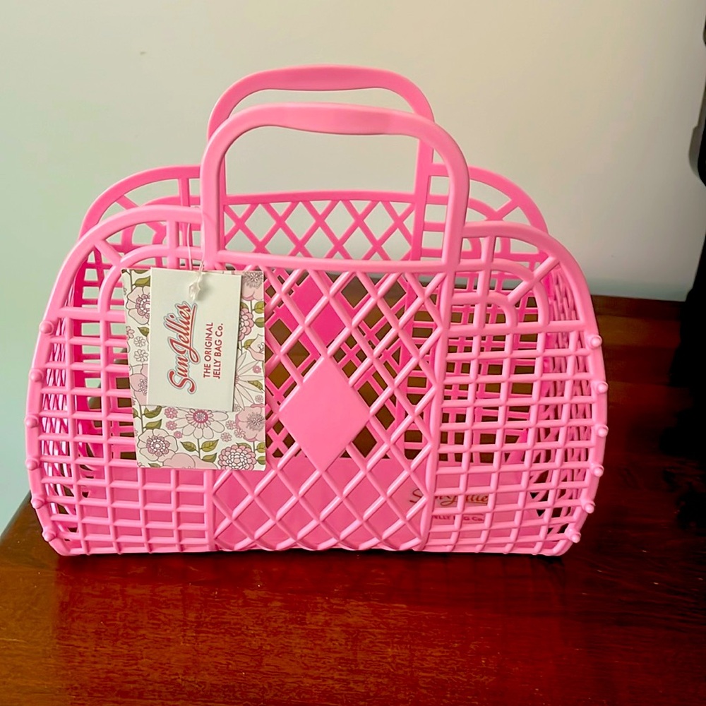 Sunjellies Bag- medium basket made in UK